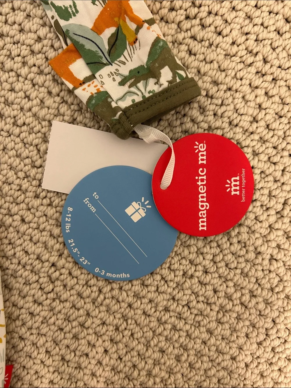 NWT Magnetic Me 0-3mo Footed Onsies